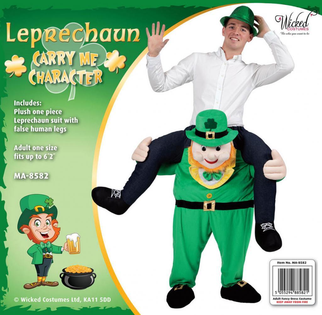 Pack Shoit for the Carry Me Leprechaun Costume for Adults by Wicked MA8585 on offer from Karnival Costumes