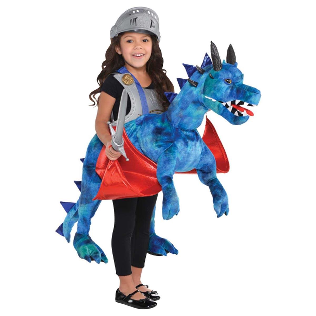 Ride on Dragon Fancy Dress Costume for boys and girls by Travis Designs RDR available here at Karnival Costumes online party shop