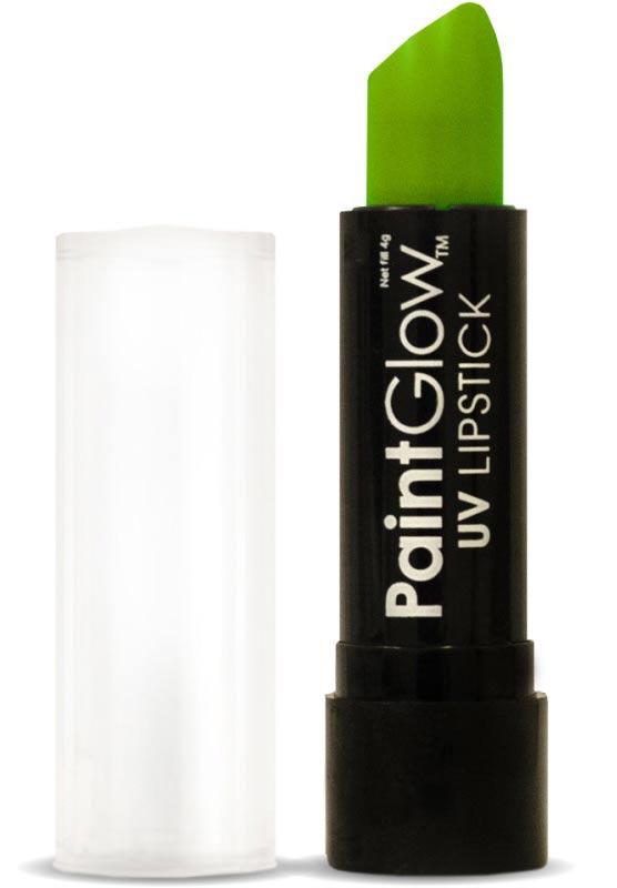 PaintGlow UV Lipstick in Neon Green by Paint Glow AI1A02 and available from Karnival Costumes online party shop