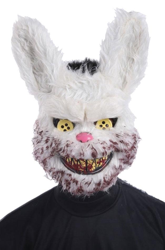 Snowball Bunny Mask - Horror Bunny Mask for Halloween by Seasnons Vision International 5131306 / Palmers 1585 available here at Karnival Costumes online Halloween party shop