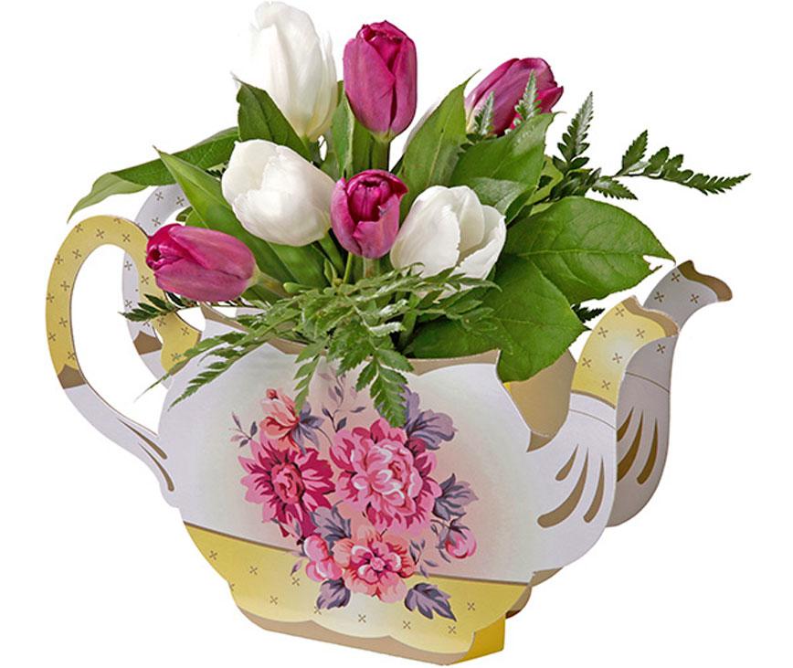 Truly Sumptious Tea Pot Vase by Talking Tables TS3-TEAPOTVASE available here from the Truly Sumptuous collection at Karnival Costumes online party shop