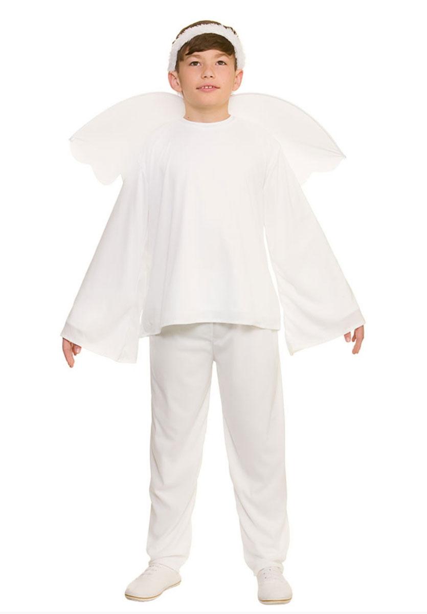 Boy's Angel fancy dress costume by Wicked XMC4580 available here at Karnival Costumes online Christmas party shop