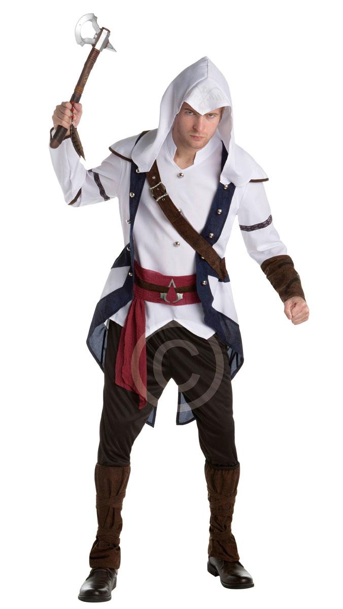 Assassin's Creed Connor Costume for Adults AF044 and AF045 available here at Karnival Costumes online party shop