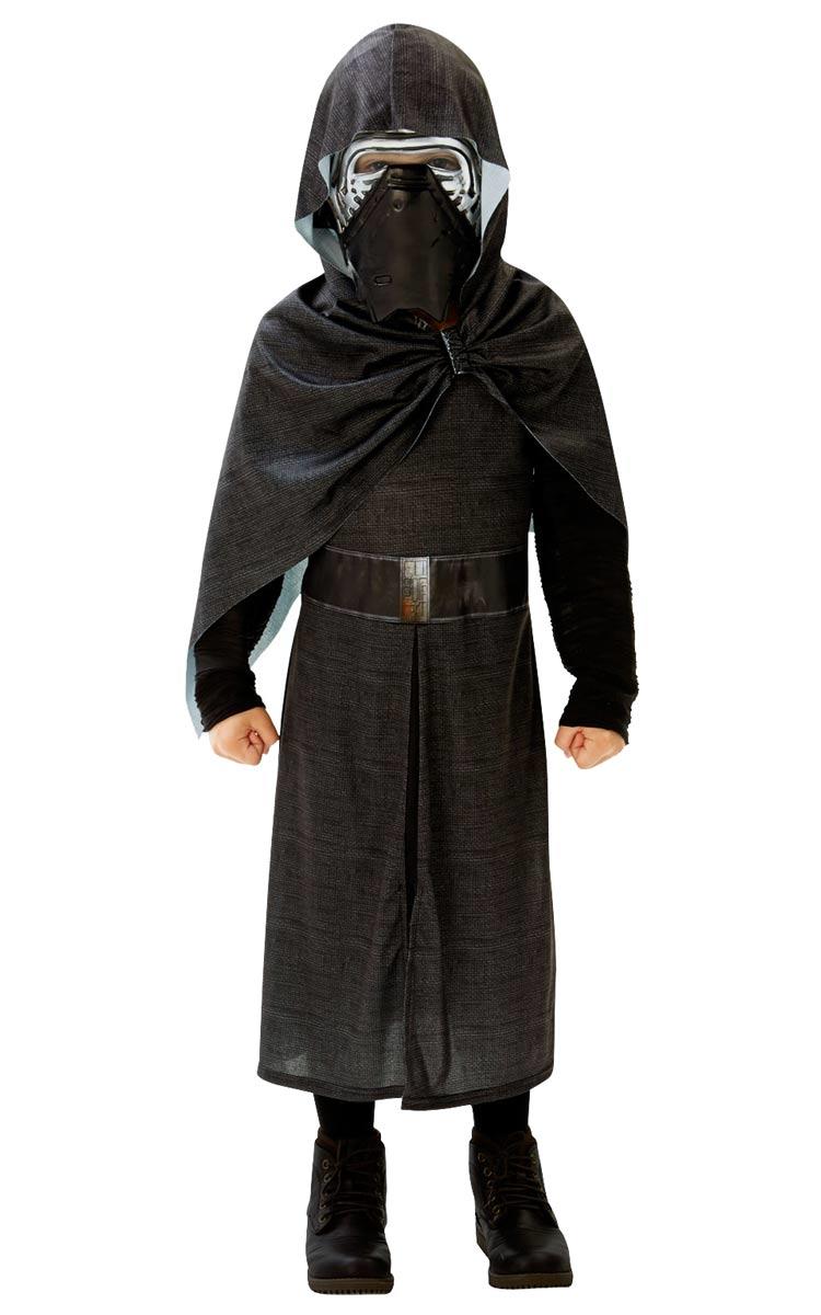 Kylo Ren Deluxe Star Wars Fancy Dress for Children by Rubies 620261 and 620262 with ages through 14yrs available here at Karnival Costumes online party shop