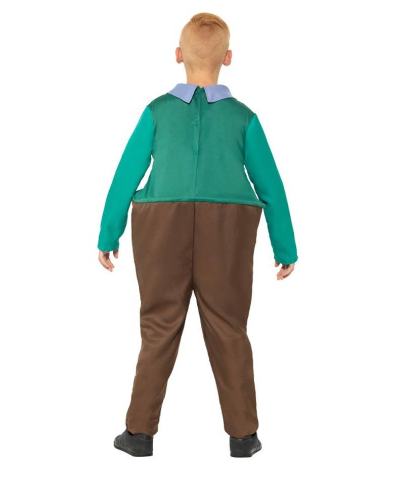 Boy's deluxe Augustus Gloop Fancy Dress by Smiffy 41544 from the story of Willy Wonka available from Karnival Costumes online party shop