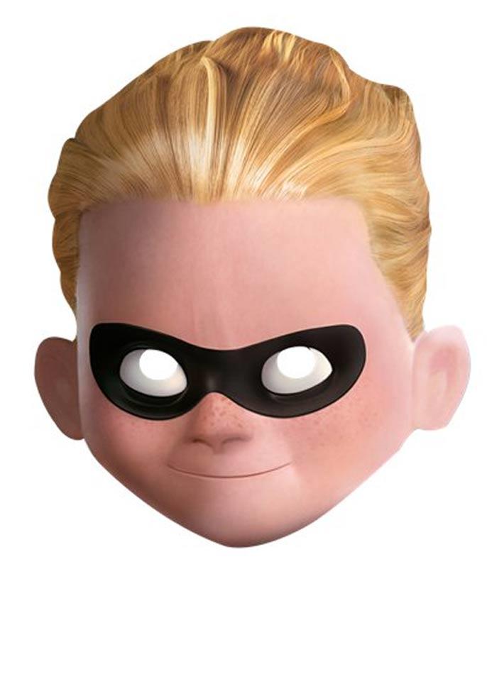 Incredibles 2 Dash Face Mask by Mask-erade 39310 available from the Incerdibles family range here at Karnival Costumes online party shop