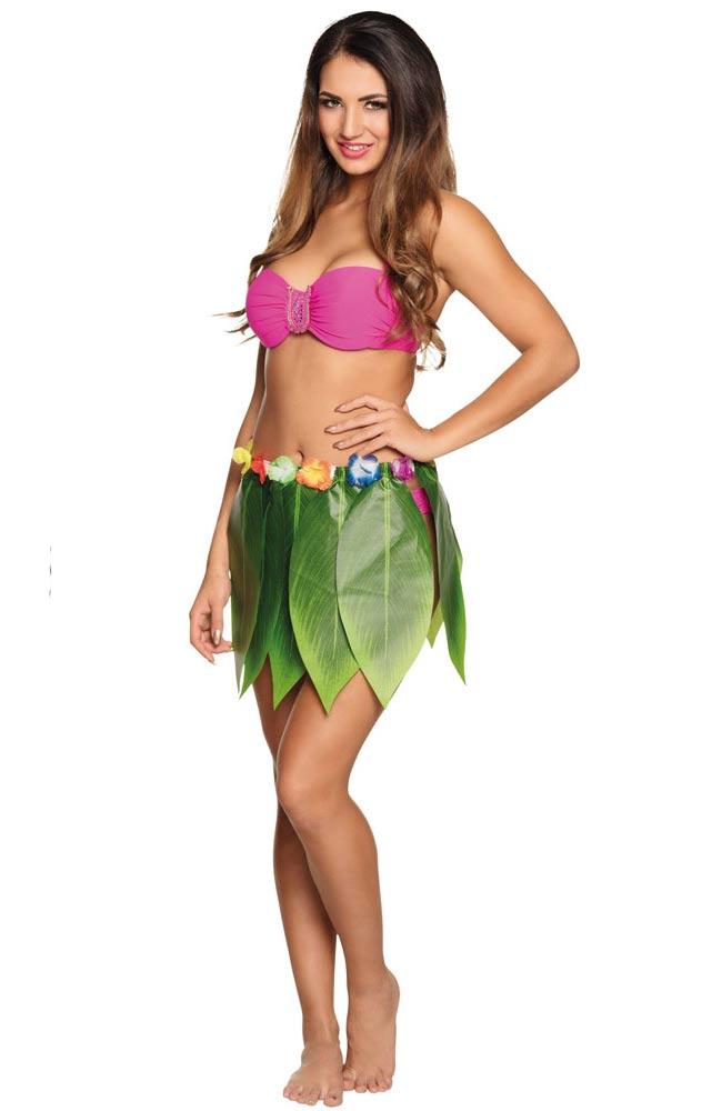 Hawaiian Palm Leaf Skirt 40cm length by Boland 4484 available here at Karnival Costumes online party shop
