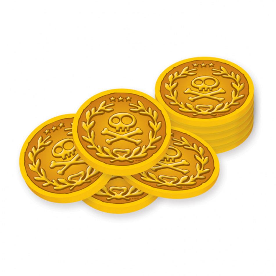 Jake & the Neverland Pirates Packaged Gold Coins 40pcs by Amscan 996466 and available here at Karnival Costumes online party shop