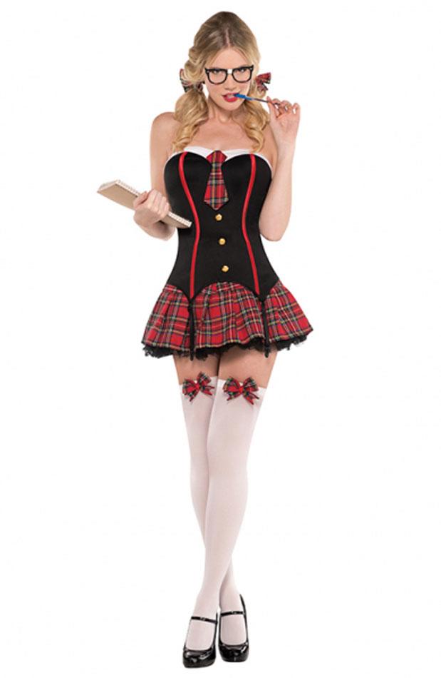 Adults Nerdy & Flirty Costume by Amscan 842191 / 842199 available here at Karnival Costumes online party shop