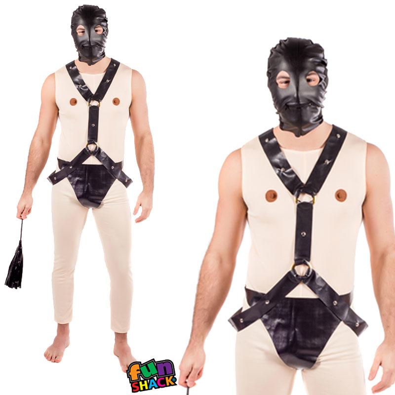Stag Night Gimp Costume for men by Fun Shack 4563 available here at Karnival Costumes online party shop