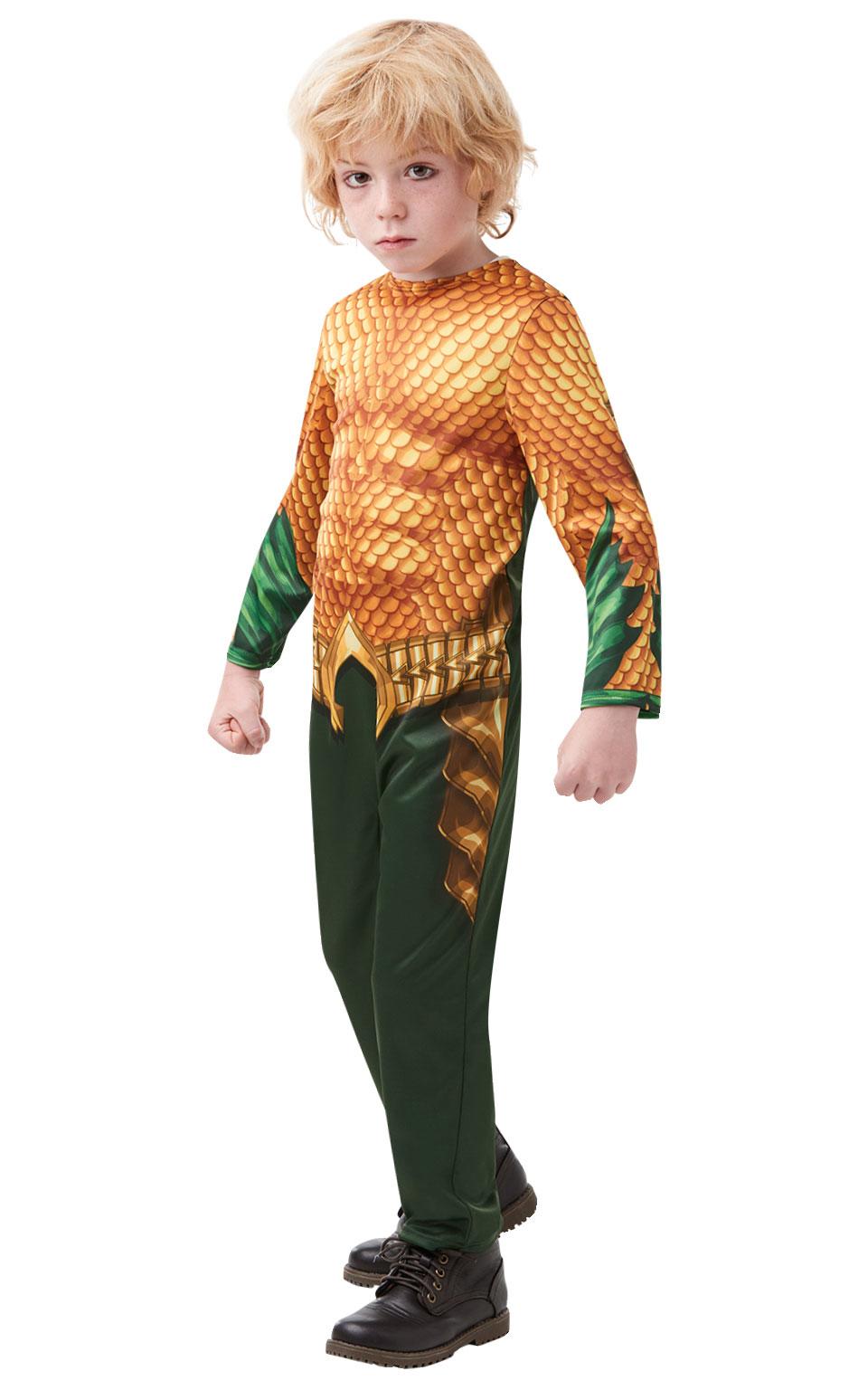 Aquaman Fancy Dress Costume for Kids by Rubies 641328 available here at Karnival Costumes online party shop