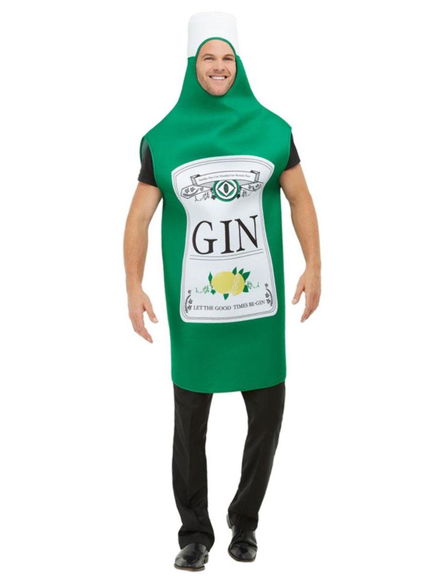 Gin Bottle Costume from our collection of funny outfits by Smiffy 52165 available here at Karnival Costumes online party shop
