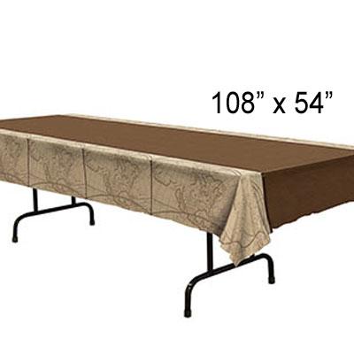 Around the World Tablecover 108" x 54" in plastic by Beistle 53631 available in the UK here at Karnival Costumes online party shop