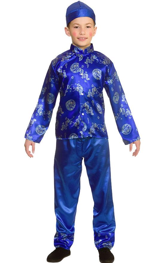 Chinese Fancy Dress Costume for Boys by Wicked EB-4125 available in medium and large here at Karnival Costumes online party shop