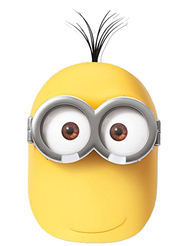 Minion Kevin Face Mask by Mask-erade MIKEV01 available here at Karnival Costumes online party shop