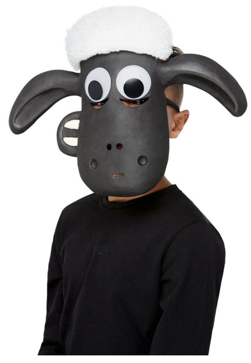 Shaun the Sheep Mask fully licensed by Smiffy 52353 available here at Karnival Costumes online party shop