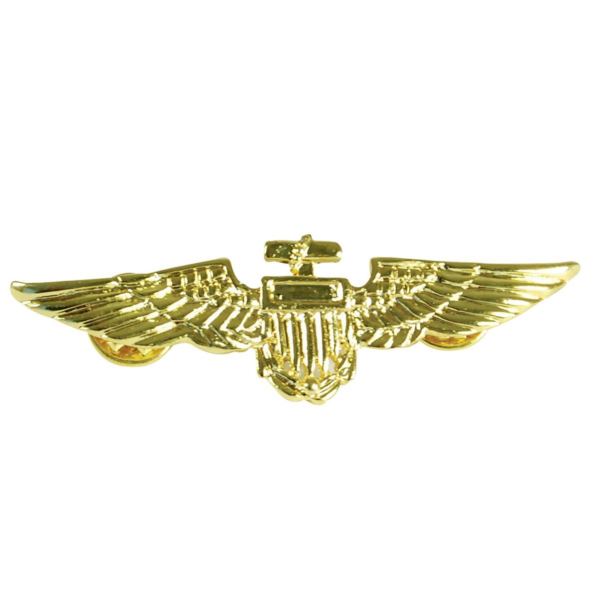 Aircrew or Aviator's Metal Pin Badge by B Novs BA027 available here at Karnival Costumes online party shop