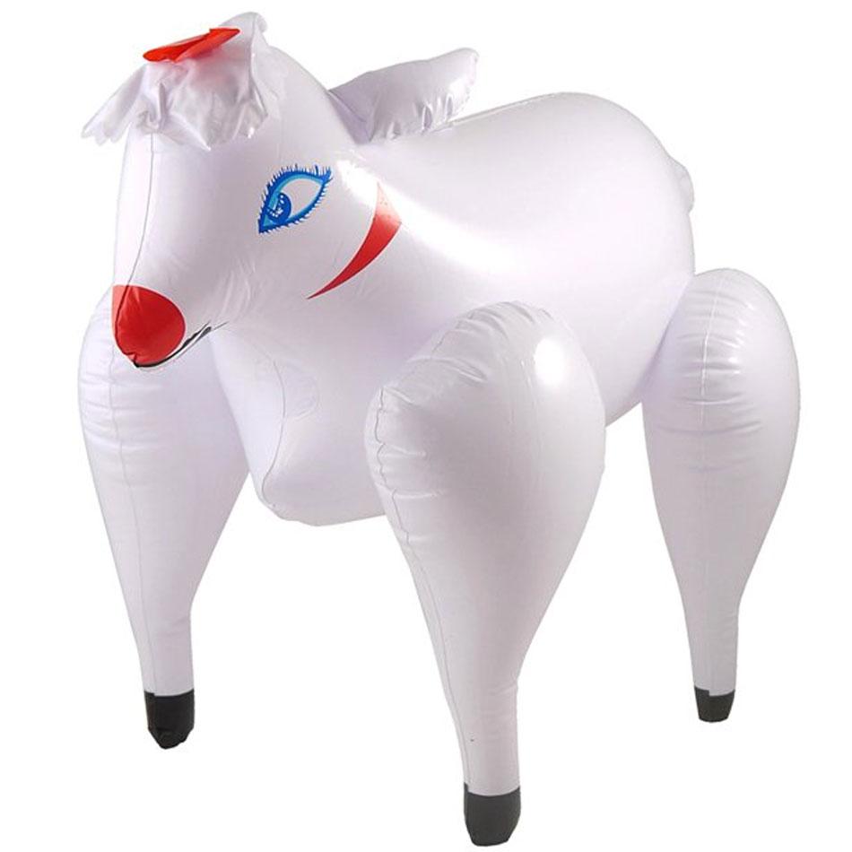 Inflatable Sheep 54cm by Henbrandt C00371 available here at Karnival Costumes online party shop