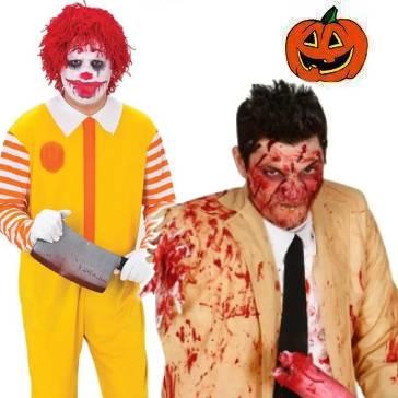 Halloween costumes for men. Great selection of styles and sizes including licensed horror movie outfits available here at Karnival Costumes online Halloween party shop