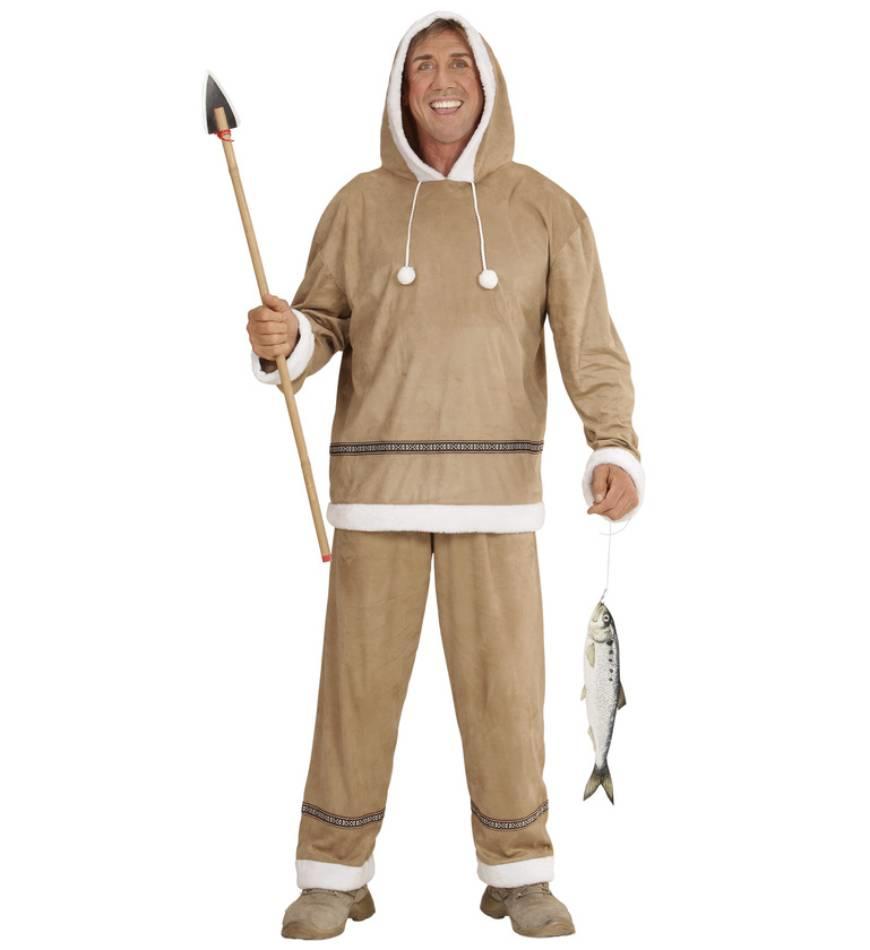 Eskimo Fancy Dress Costume for Men by Widmann 0556 available at Karnival Costumes