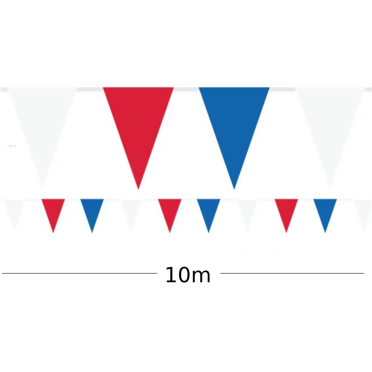 Red, White and Blue 10m Pennant Flag Bunting with 40 Pennants by Amscan 9913045 available here at Karnival Costumes online party shop
