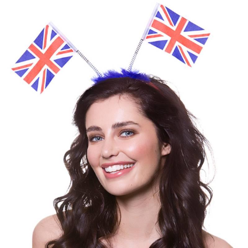 GB Flag Union Jack Head Boppers by Wicked AC-9441 available here at Karnival Costumes online party shop