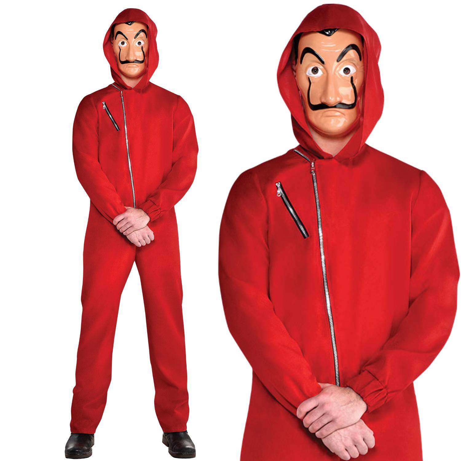 Licensed Money Heist Costume for Adults by Amscan 9907084 available here at Karnival Costumes online party shop