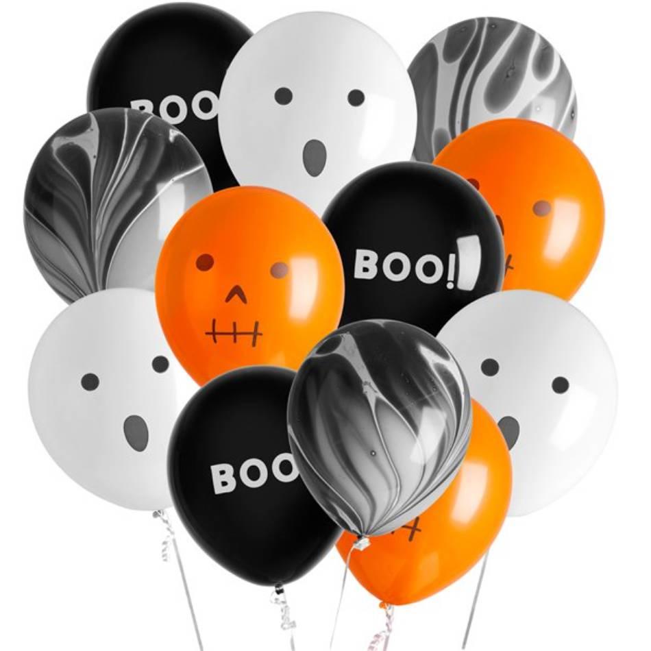 Halloween Balloon Bundle pk12 by Club Green HBHH108 available here at Karnival Costumes online party shop
