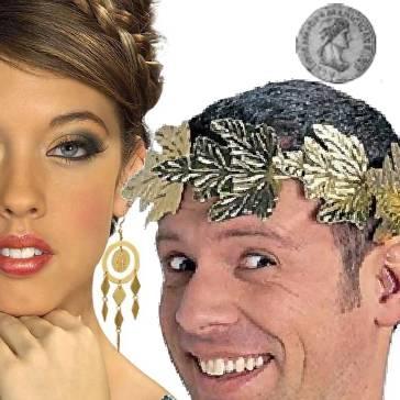 Court of Rome costume accessories for man and women. Great selection including jewellery, weapons, helmets and more all available here at Karnival Costumes online party shop
