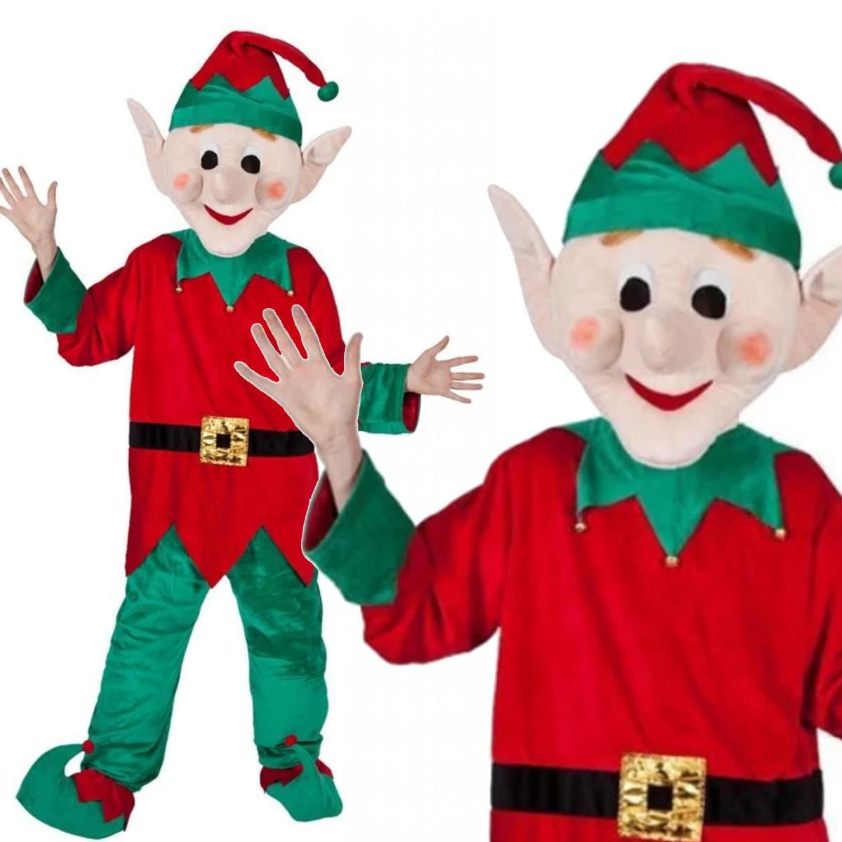Winter Festival or Christmas Elf Mascot Costume for Adults by Wicked MA-8565 available here at Karnival Costumes online party shop
