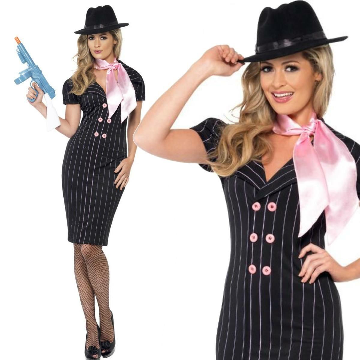 Gangsters Moll Fancy Dress Costume by Smiffys 23697 | Karnival Costumes