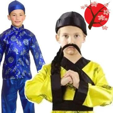 Oriental themed fancy dress costume for boys available here at Karnival Costumes online party shop