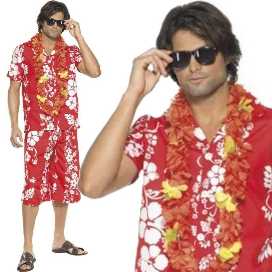 Hawaiian Hunk Men's Fancy Dress Costume by Smiffys 33070 Karnival