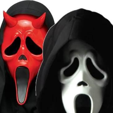 Ghostface slasher movie costume masks. Superb selection of masks based on the Scream movie franchise and including Death by Daylight range. All available here at Karnival Costumes online party shop