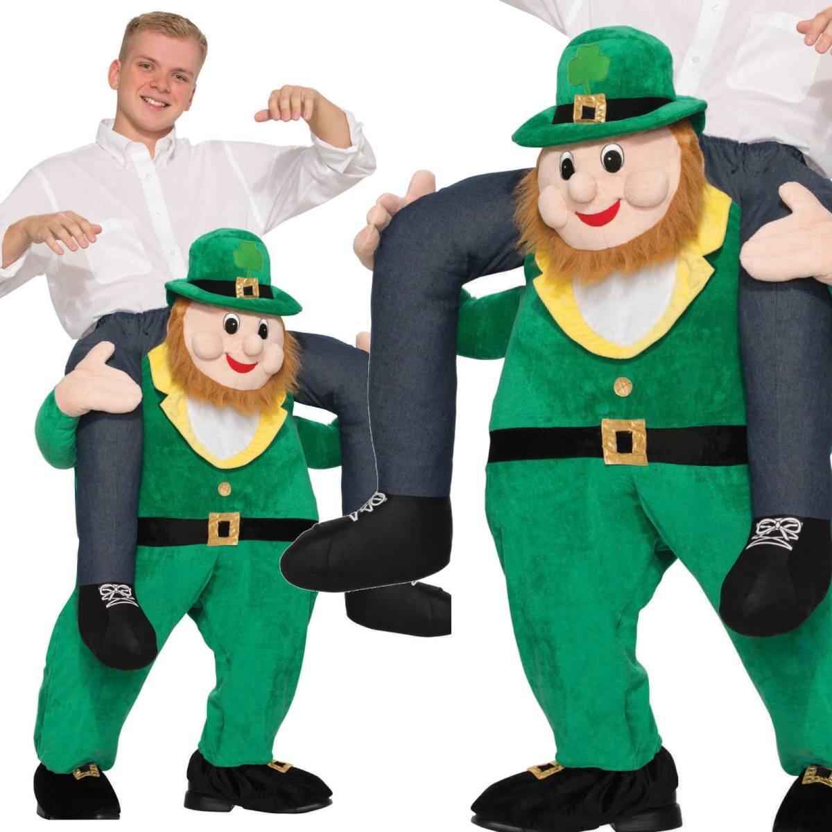 Piggy Back Leprechaun Costume for Adults by Bristol Novelties AC846 ...