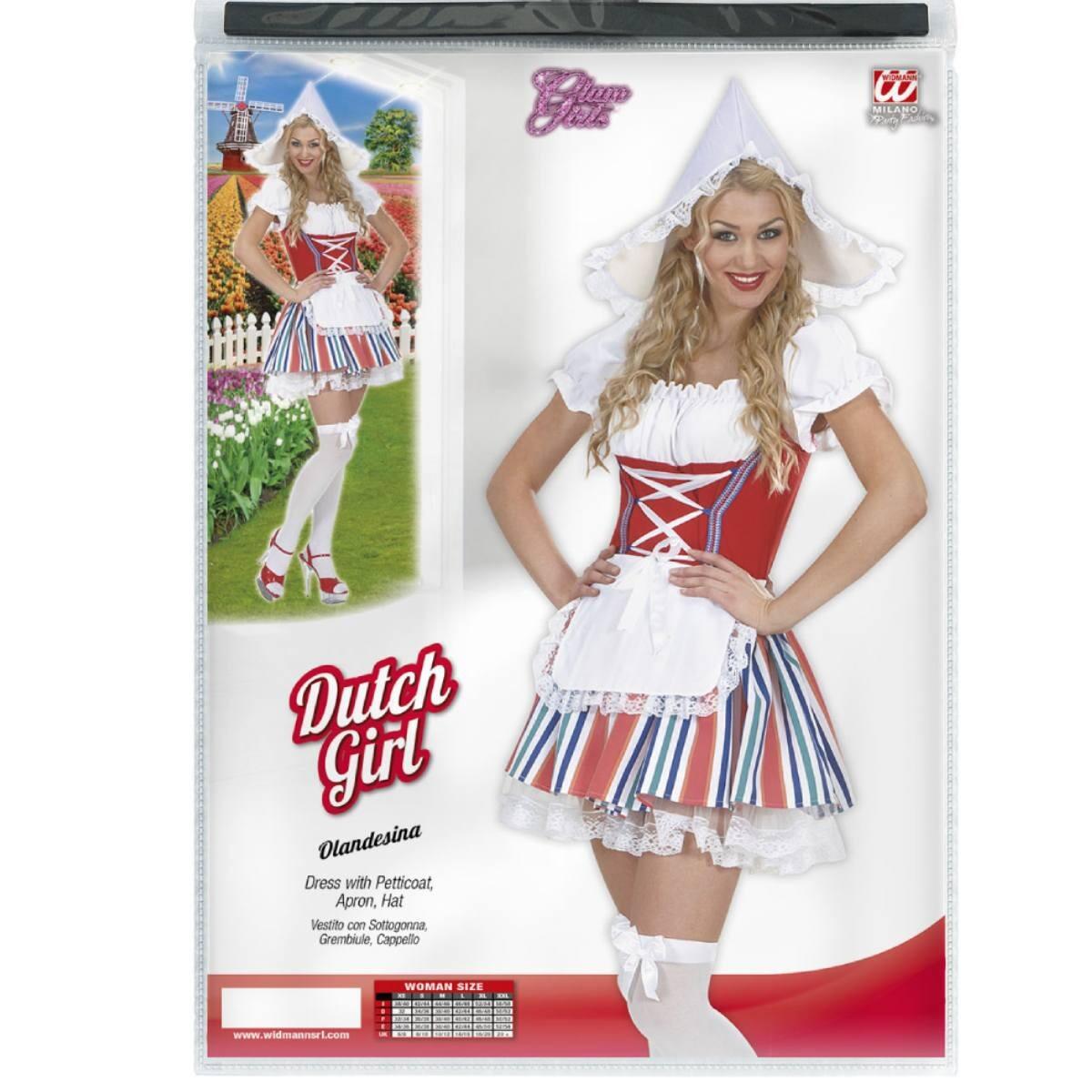 Dutch Girl Costume | Holland Costume by Widmann 7688 | Karnival Costumes