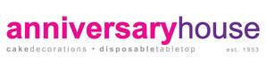 Anniversary House cake decorations and tabletop items available here at Karnival Costumes online party shop