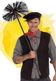 Mary Poppins Chimney Sweep cstume for men AC360 available here at Karnival Costumes online party shop