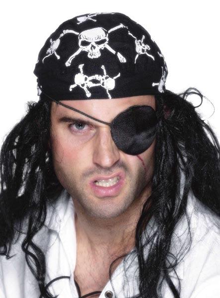Pirate Silk Eyepatch - carded (model)