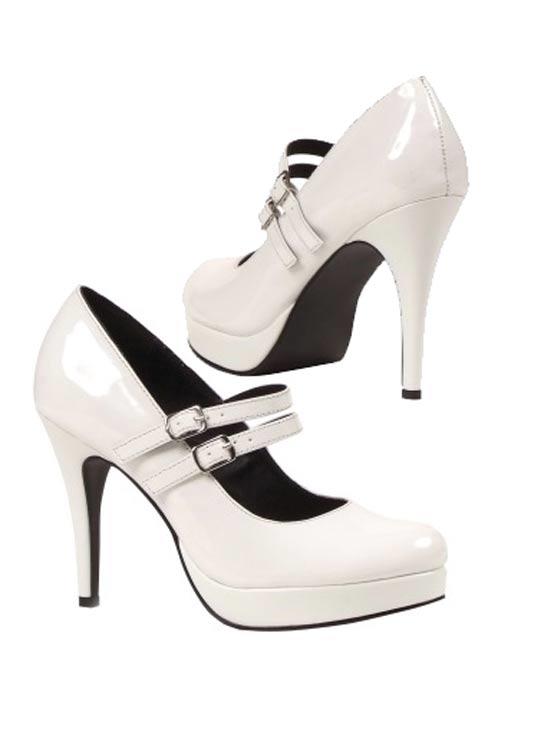 White Stiletto Shoes - Style Dolly