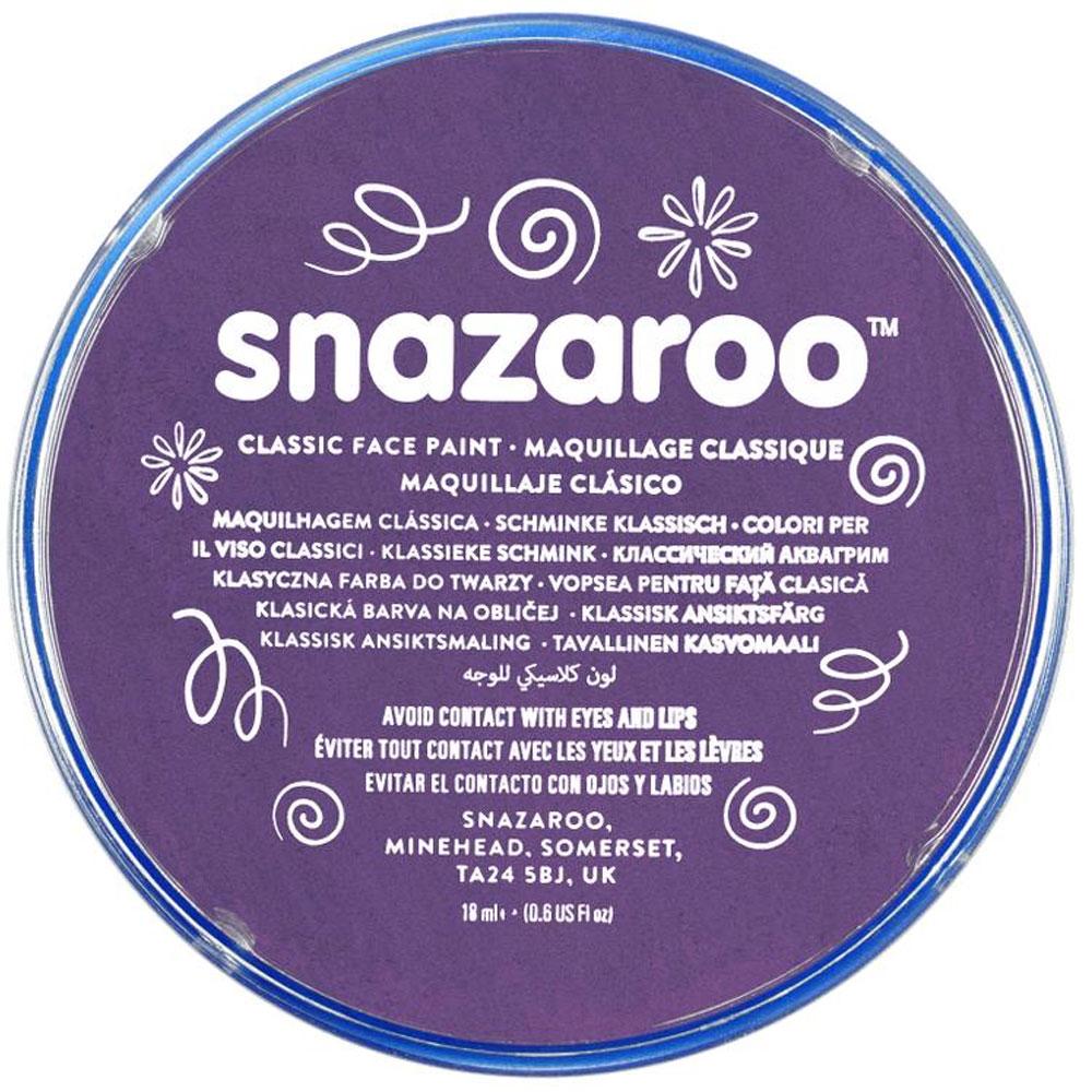 Purple Face and Body Paint 18ml by Snazaroo 1118888 available here at Karnival Costumes online party shop