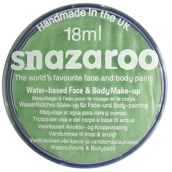 Snazaroo Face Paint 1118401 Sparkle Pale Green Face and Body paint available here at Karnival Costumes online party shop
