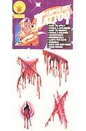 Temporary Tattoo Blood and Scar Range Pk B from a large range at Karnival Costumes your Halloween Specialists