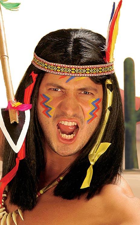Cheyenne Men's Indian Wig