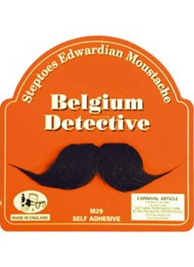 belgium Dectective Moustache