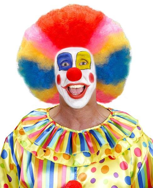 Extra Curly Clown Wig Circus Costume Wig by Widmann 06823 available here at Karnival Costumes online party shop