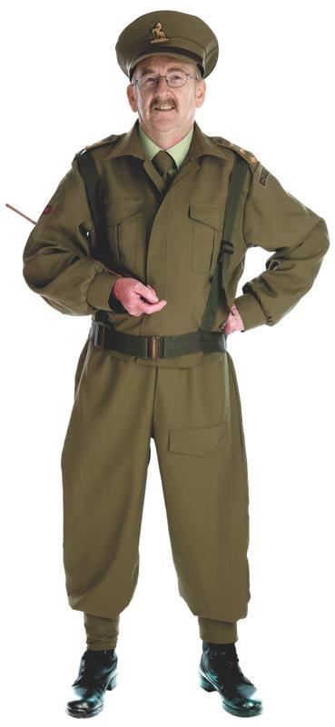 British Home Guard Officer Fancy Dress Costume