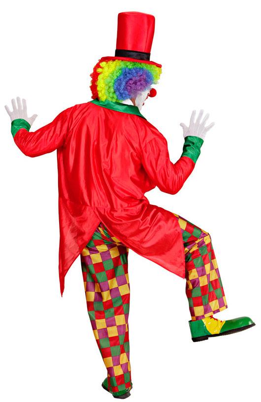 Rear view of our clown costume by Widmann 3509 available here at Karnival Costumes online party shop