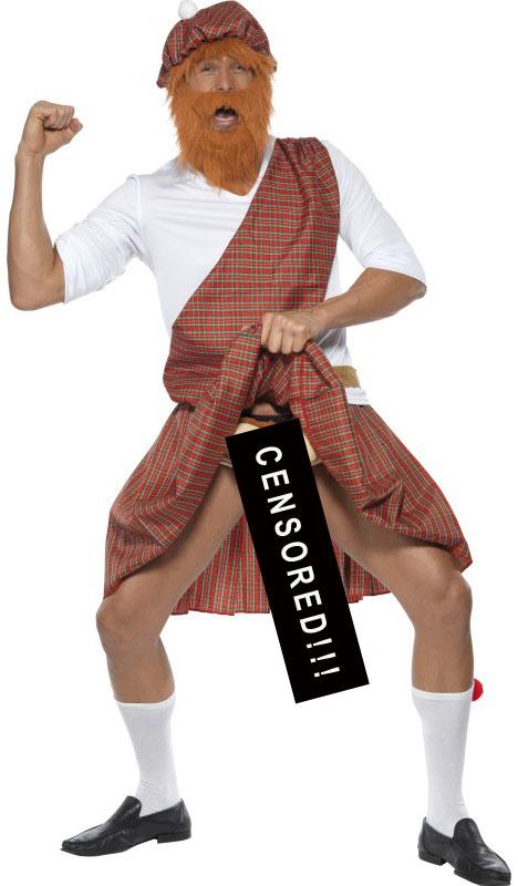 Well Hung Highlander Costume by Smiffys 20358 available here at Karnival Costumes online party shop