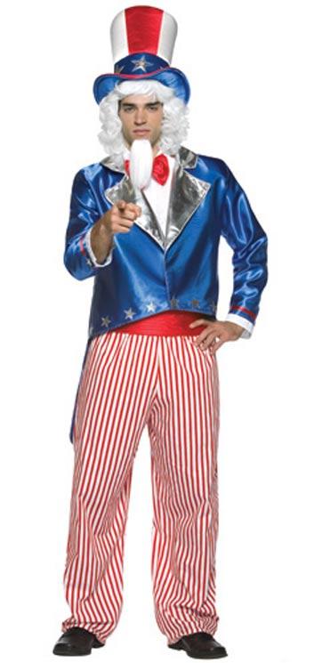 Uncle Sam USA Fancy Dress Costume